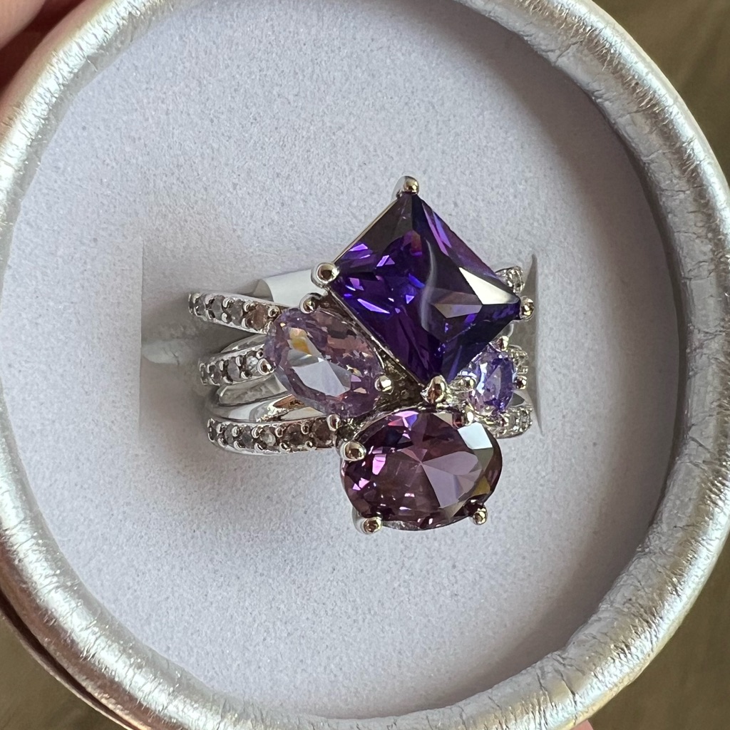 Bp Amethyst Cz Ring 7 Love You Mean It
